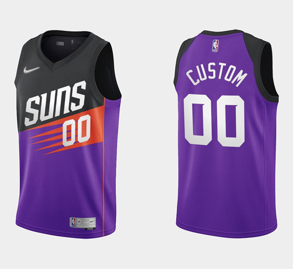 Men's Phoenix Suns ACTIVE CUSTOM Earned Edition Stitched NBA Jersey - Click Image to Close