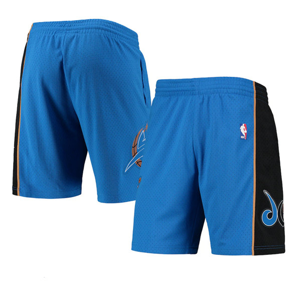 Men's Washington Wizards Mitchell & Ness 2002-03 Blue Shorts