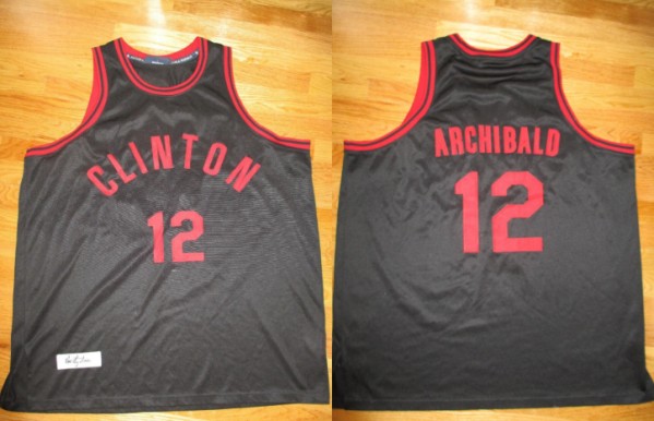 Men's #12 Nate Archibald Black Stitched Jersey