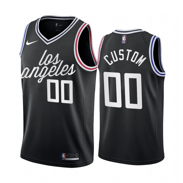 Men's Los Angeles Clippers Active Player Custom 2022/23 Black City Edition Stitched Jersey - Click Image to Close