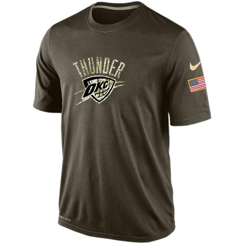 Oklahoma City Thunder Salute To Service Nike Dri-FIT T-Shirt (All Size)