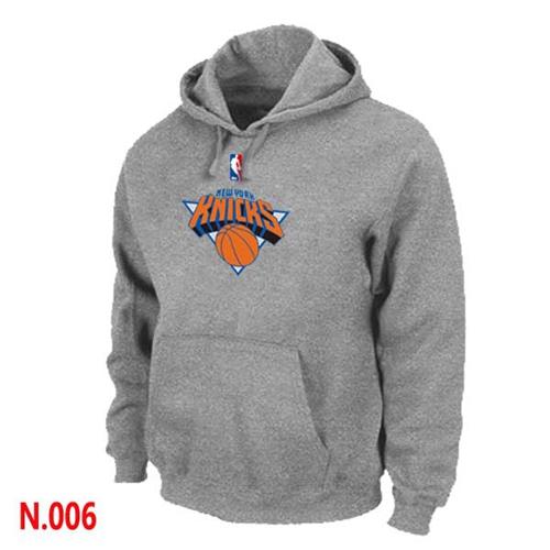 NBA New York Knicks Pullover Hoodie Light Grey