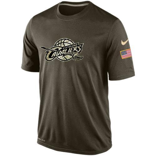 Cleveland Cavaliers Salute To Service Nike Dri-FIT T-Shirt (All Size) - Click Image to Close