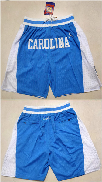 North Carolina Blue/White Shorts(Run Small) - Click Image to Close