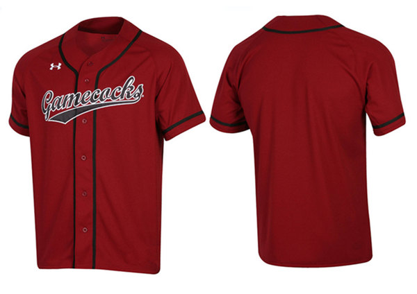 South Carolina Fighting Gamecocks Red Stitched Jersey - Click Image to Close