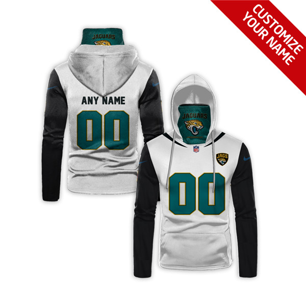 Men's Jacksonville Jaguars Customize Hoodies Mask 2020