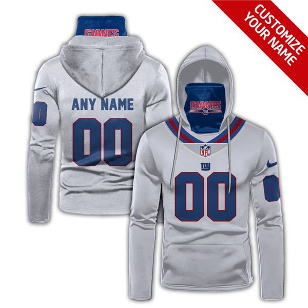 Men's New York Giants Customize Hoodies Mask 2020