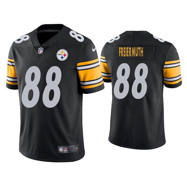 Men's Pittsburgh Steelers #88 Pat Freiermuth Black Vapor Untouchable Limited Stitched Jersey - Click Image to Close