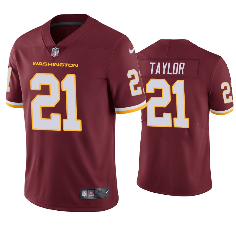 Men's Washington Football Team #21 Sean Taylor Red Vapor Untouchable Limited Stitched NFL Jersey - Click Image to Close