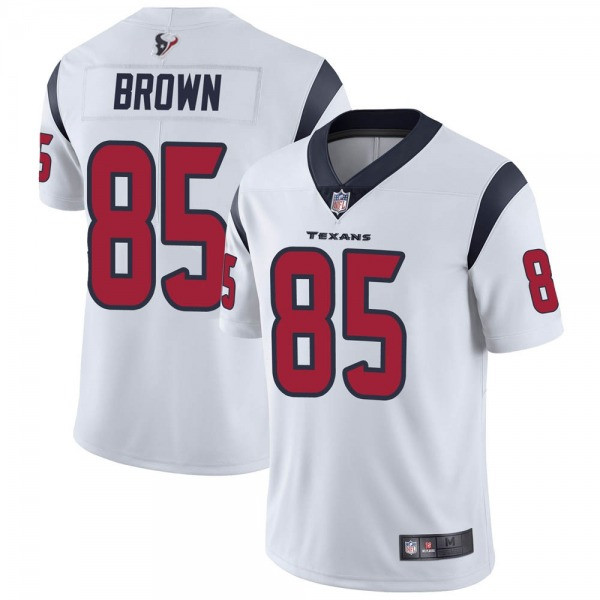 Men's Houston Texans #85 Pharaoh Brown New White Vapor Untouchable Limited Stitched NFL Jersey - Click Image to Close