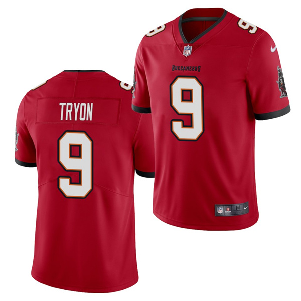 Men's Tampa Bay Buccaneers #9 Joe Tryon 2021 NFL Draft Red 2021 Vapor Untouchable Limited Stitched Jersey