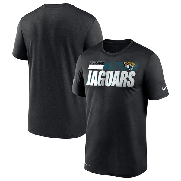 Jacksonville Jaguars 2020 Black Sideline Impact Legend Performance NFL T-Shirt (All Size) - Click Image to Close