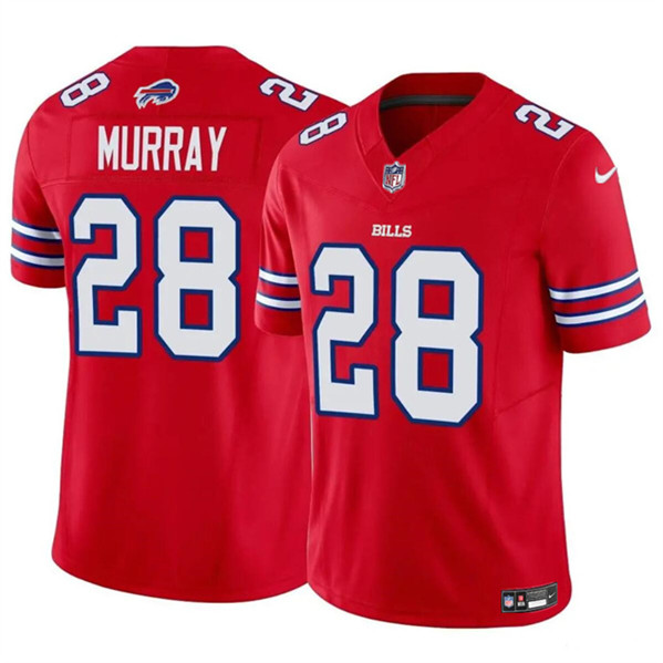 Men's Buffalo Bills #28 Latavius Murray Red 2023 F.U.S.E. Vapor Untouchable Limited Football Stitched Jersey - Click Image to Close