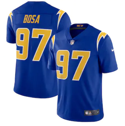 Men's Los Angeles Chargers #97 Joey Bosa Royal 2020 Vapor Untouchable Limited Stitched NFL Jersey - Click Image to Close