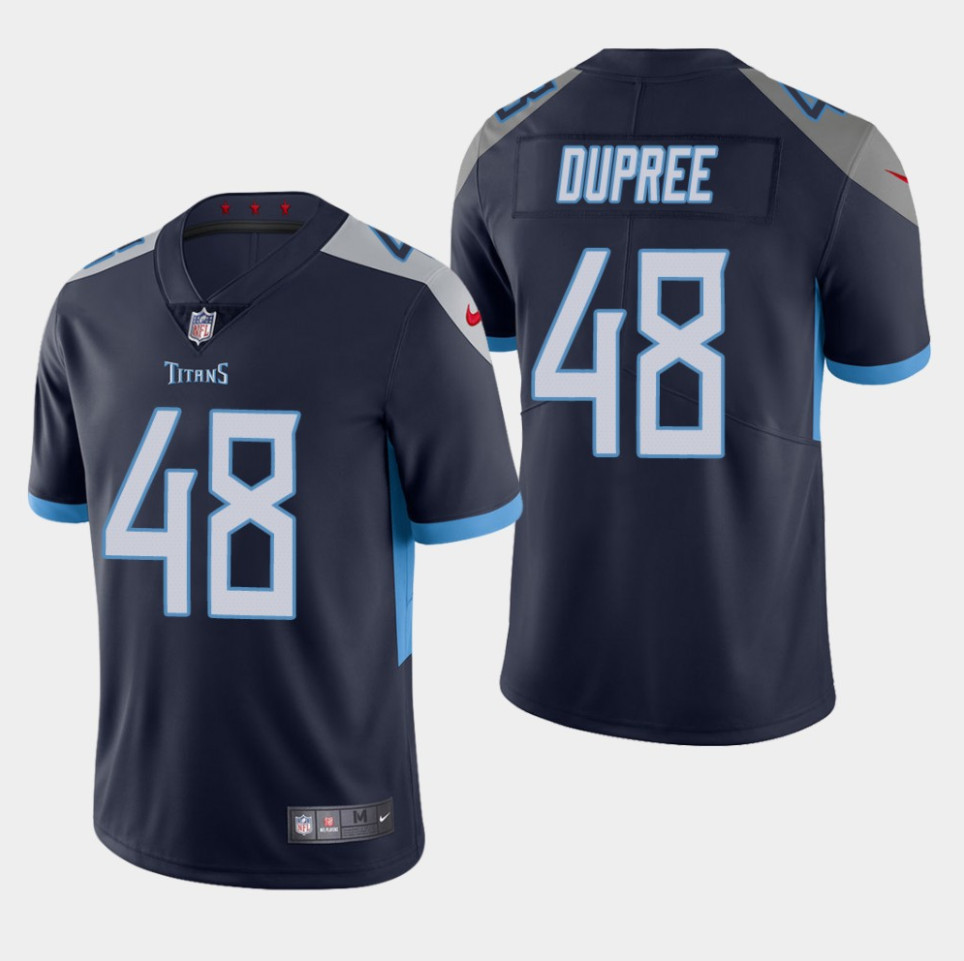 Men's Tennessee Titans #48 Navy Vapor Untouchable Stitched NFL Jersey