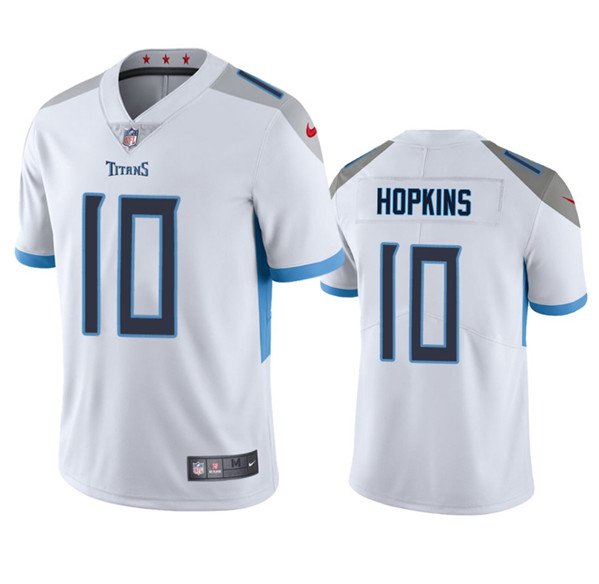 Tennessee Titans #10 DeAndre Hopkins White Vapor Untouchable Stitched Jersey - Click Image to Close