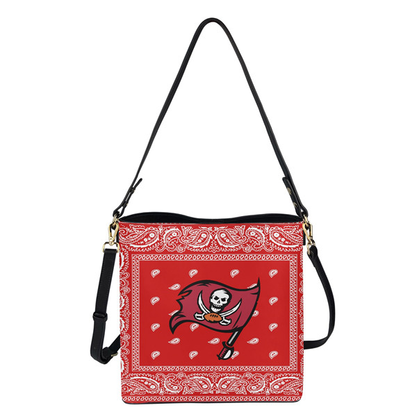 Tampa Bay Buccaneers PU Leather Bucket Handbag 001