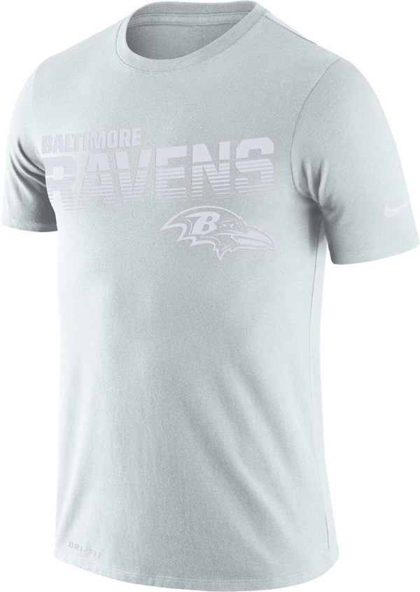 Baltimore Ravens White T-Shirt (All Size)