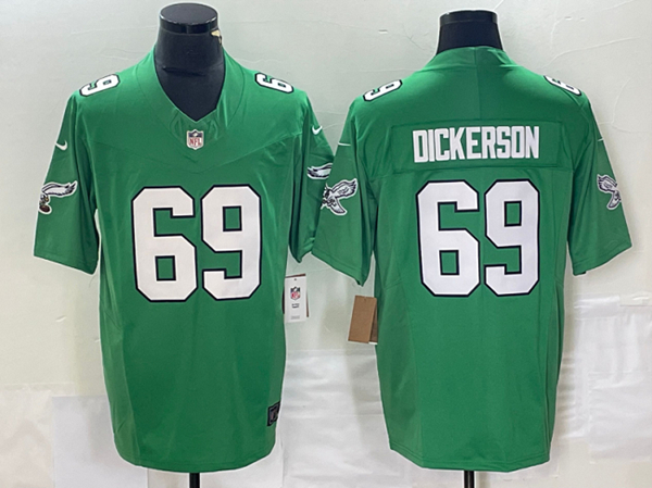 Men's Philadelphia Eagles #69 Landon Dickerson Green 2023 F.U.S.E. Vapor Untouchable Football Stitched Jersey - Click Image to Close