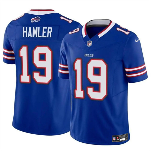 Men's Buffalo Bills #19 KJ Hamler Blue 2024 F.U.S.E. Vapor Untouchable Limited Football Stitched Jersey - Click Image to Close