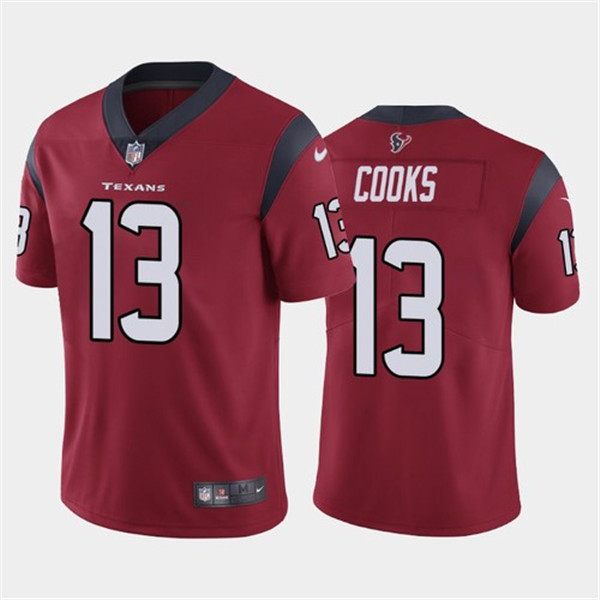 Men's Houston Texans #13 Brandin Cooks New Red Vapor Untouchable Limited Stitched NFL Jersey - Click Image to Close