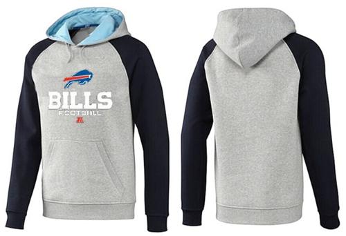 Buffalo Bills Critical Victory Pullover Hoodie Grey & Black