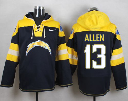 Nike Chargers #13 Keenan Allen Navy Blue Player Pullover NFL Hoodie