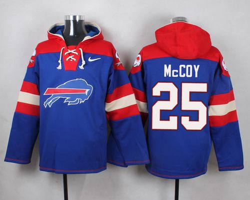 Nike Bills #25 LeSean McCoy Royal Blue Player Pullover NFL Hoodie