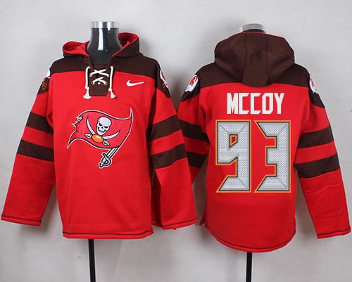 Nike Buccaneers #93 Gerald McCoy Red Player Pullover NFL Hoodie