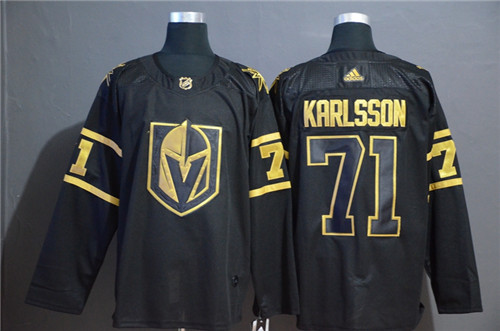 Men's Vegas Golden Knights #71 William Karlsson Black Golden 2019 NHL All-Star Game Jersey - Click Image to Close