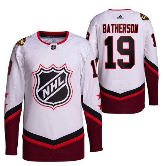 Men's Ottawa Senators #19 Drake Batherson 2022 All-Star White Stitched Jersey - Click Image to Close