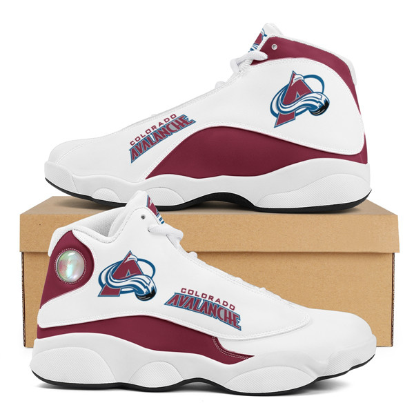 Men's Colorado Avalanche Limited Edition JD13 Sneakers 001 - Click Image to Close