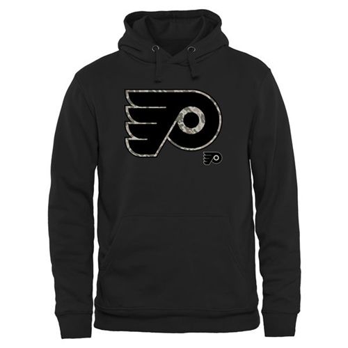 Philadelphia Flyers Black Rink Warrior Pullover Hoodie - Click Image to Close