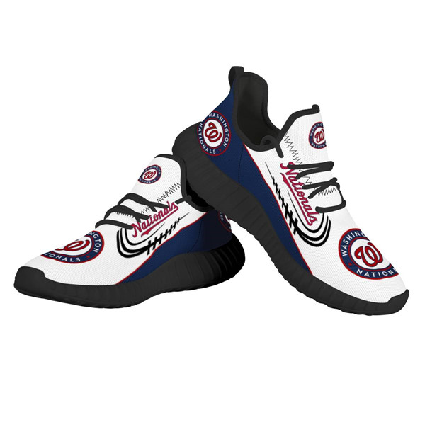 Women's MLB Washington Nationals Lightweight Running Shoes 002