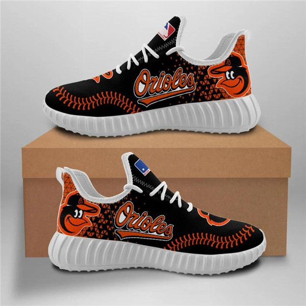 Men's MLB Baltimore Orioles Lightweight Running Shoes 001 - Click Image to Close