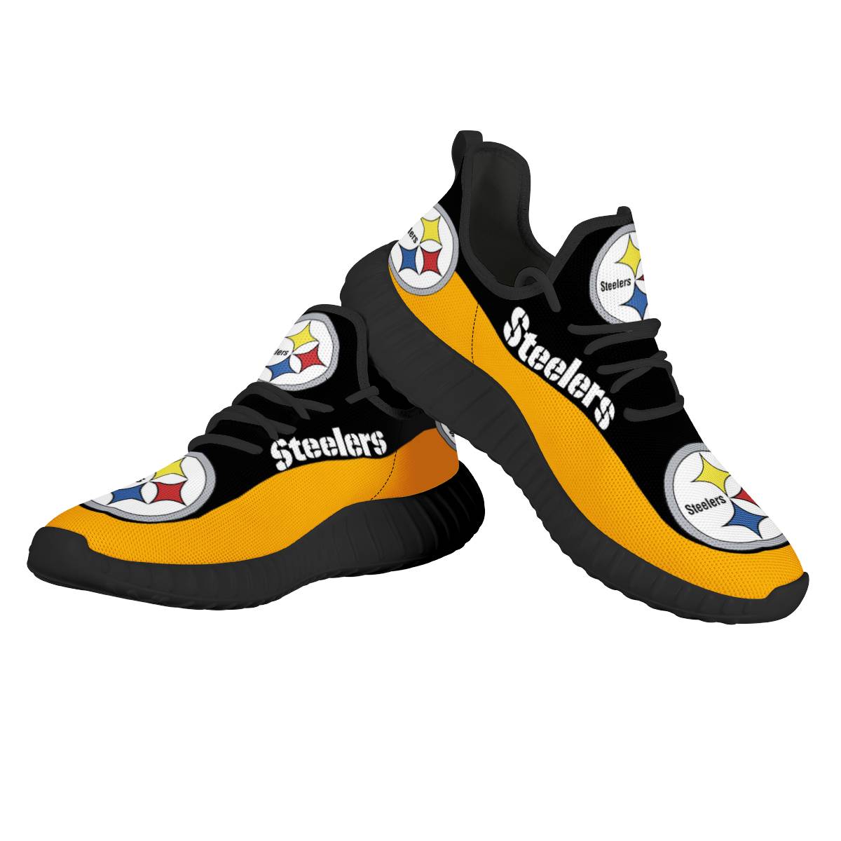 Men's NFL Pittsburgh Steelers Lightweight Running Shoes 007 - Click Image to Close