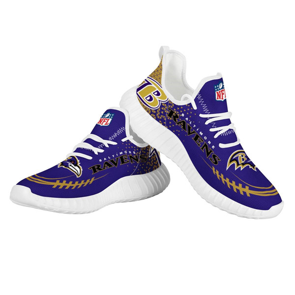 Men's NFL Baltimore Ravens Lightweight Running Shoes 008 - Click Image to Close