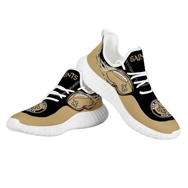 Men's NFL New Orleans SaintsLightweight Running Shoes 003