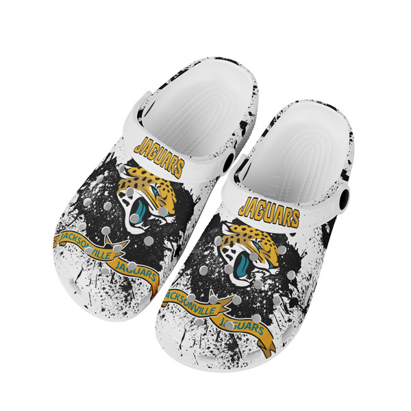 Women's Jacksonville Jaguars Bayaband Clog Shoes 002