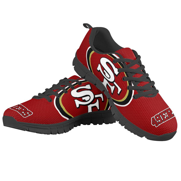 Women's NFL San Francisco 49ers Lightweight Running Shoes 011 - Click Image to Close