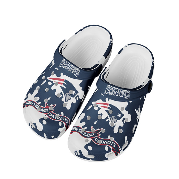 Men's New England Patriots Bayaband Clog Shoes 003 - Click Image to Close