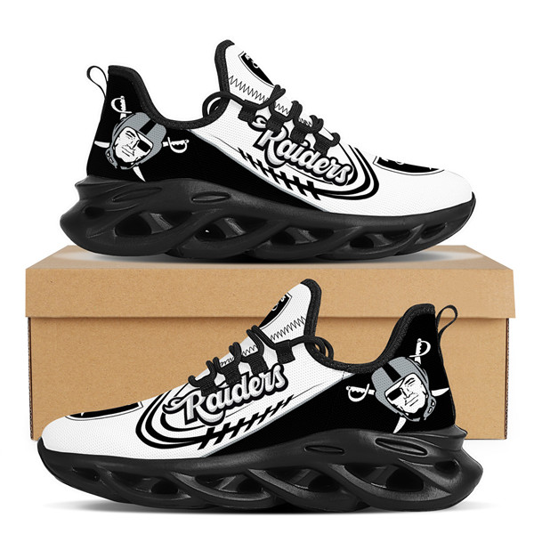 Men's Las Vegas Raiders Flex Control Sneakers 005 - Click Image to Close