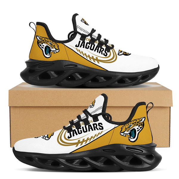 Women's Jacksonville Jaguars Flex Control Sneakers 001 - Click Image to Close