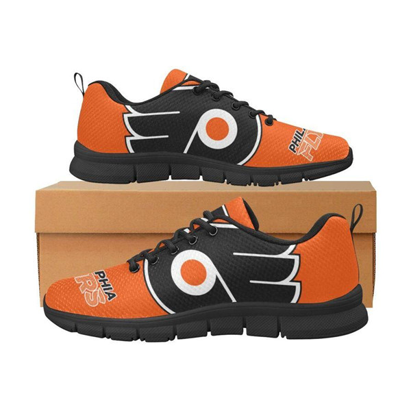 Men's NHL Philadelphia Flyers Lightweight Running Shoes 003 - Click Image to Close