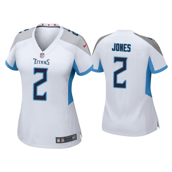 Women's Tennessee Titans #2 Julio Jones White Vapor Untouchable Limited Stitched Football Jersey(Run Small) - Click Image to Close