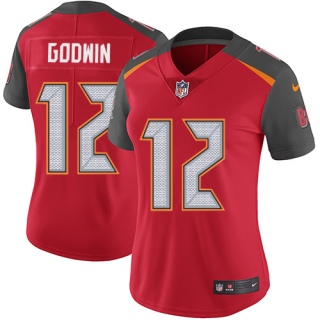 Women's Tampa Bay Buccaneers #12 Chris Godwin Red Vapor Untouchable Limited Stitched NFL Jersey(Run Small) - Click Image to Close