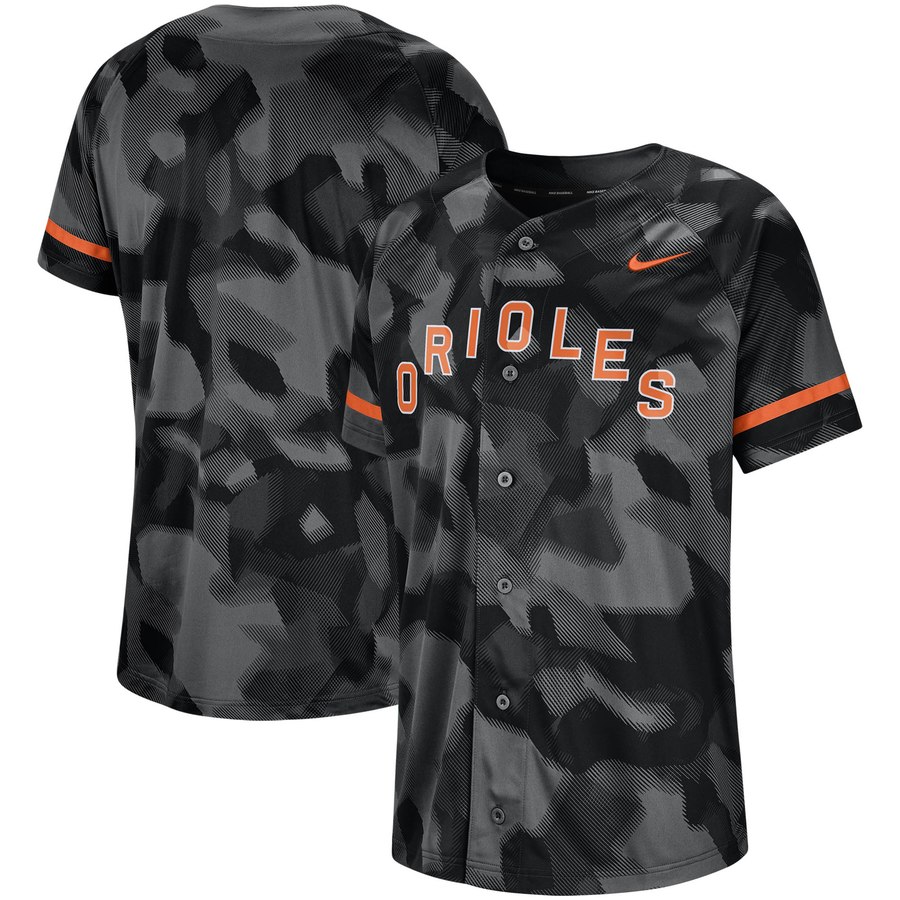 Baltimore Orioles Nike Camo Jersey Black