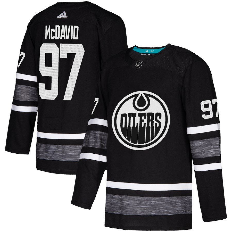 Adidas Oilers #97 Connor McDavid Black 2019 All-Star Game Parley Authentic Stitched NHL Jersey