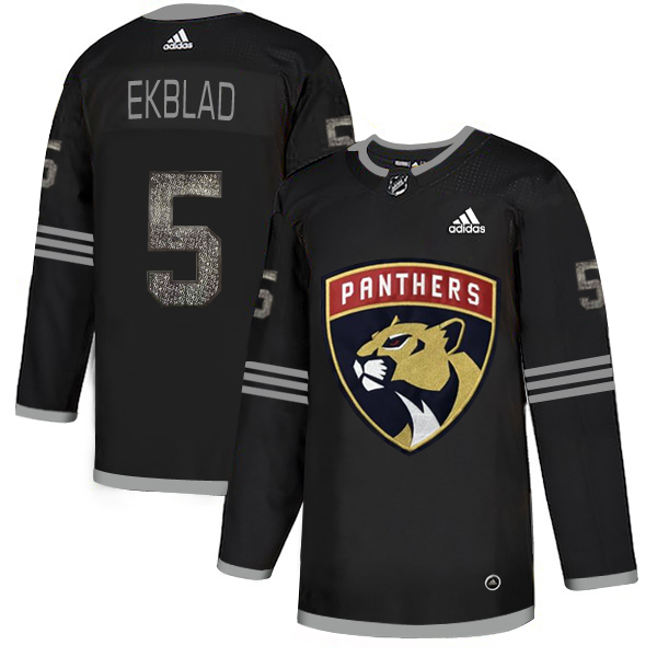 Adidas Panthers #5 Aaron Ekblad Black Authentic Classic Stitched NHL Jersey - Click Image to Close