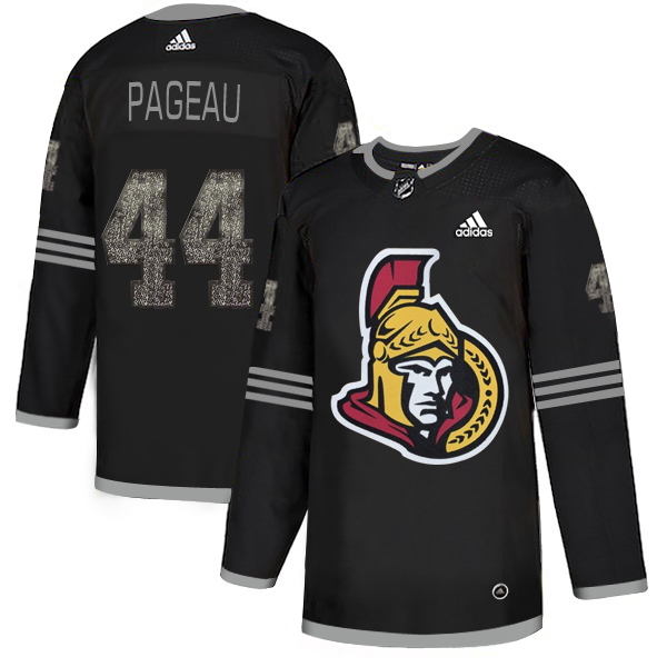 Adidas Senators #44 Jean-Gabriel Pageau Black Authentic Classic Stitched NHL Jersey - Click Image to Close